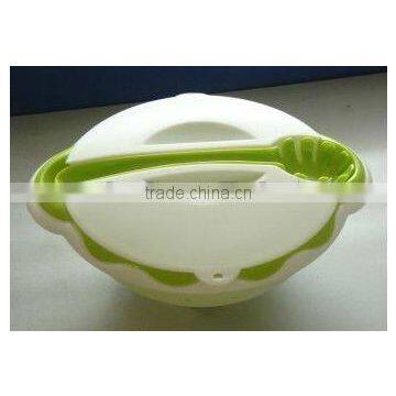 plastic salad container, plastic salad bowl