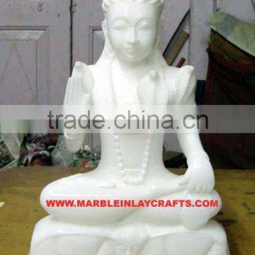 Italian Marble Shankar Statue