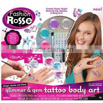 Hot selling custom temporary body Tattoo wholesale Wedding Favor Temporary White Tattoo White Lace Body Tattoo 2015 New Body Tat