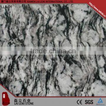 Spary White Precut Various Shape White Polished Granite Kitchen Countertop photo-4