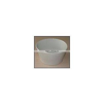 9 inch white color ceramic large bowls