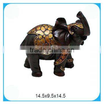 Hand painted resin sculpture elephant statue