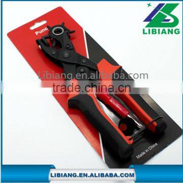 Revolving Carbon Steel Leather Punch Pliers