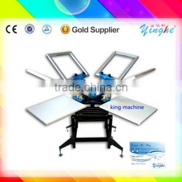 easy operation and 100% new automatic 3 color screen printing machine one sale