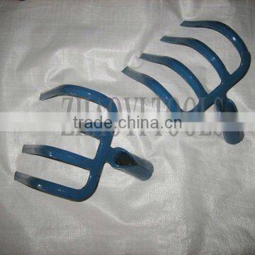 1000055 forging head many kinds curved fork digging flat tines fork