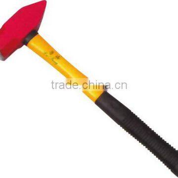 Red painted crosspein sledge hammer for export