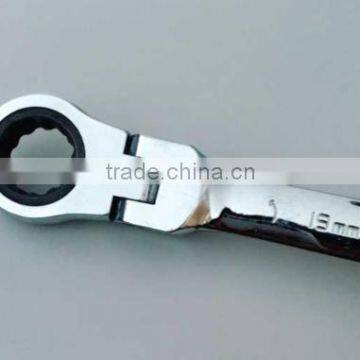 Hydraulic Combination Pipe Torque Ratchet Wrench Chorme Plated Spanner Repairing Tools Kit Flexible Head photo-2