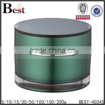 Unique Specail Design Empty Acrylic Cosmetic Cream Jar With Lid 30ml 50ml 200ml Large Double Wall Cream Container With Lids photo-6