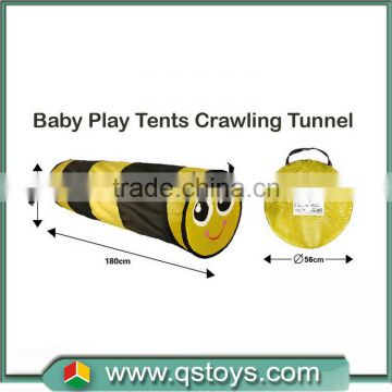 QS160301044 Baby play tent toys crawling tunnel in pvc bag