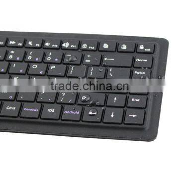 Environmental Silicon Material Colorful Waterproof Folded 88 Keys Wireless Bluetooth Keyboard photo-4