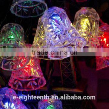 Cheap oem 20 LED bell shape Solar power holiday light