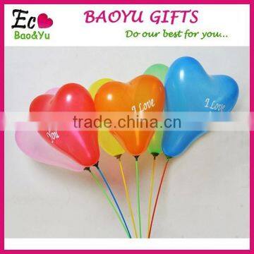 Wedding Balloons Decoration Wholesale Heart Shape I Love You Latex Free Balloon Printed Balloon Wholesale