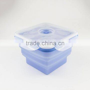 New Design High Quality Eco-friendly Reuseable Silicone Folding Bowls/lunch Boxes/storages photo-2