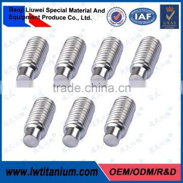 Competitive Price DIN 915 Gr2 Titanium Hex Socket Set Screw Dog Point