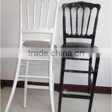 China Factory Wood Bar Stool High Chair Modern Bar Chair photo-4
