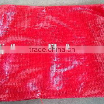 Plastic vegetables mesh bag,pp onion sack