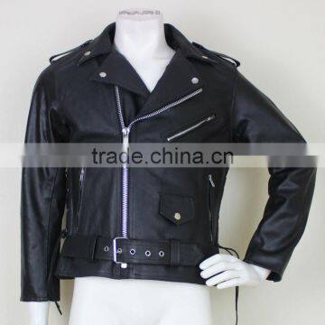 Men Leather Duster Coat