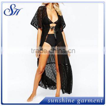 2016 summer sexy style dresses beachwear dust coat for women