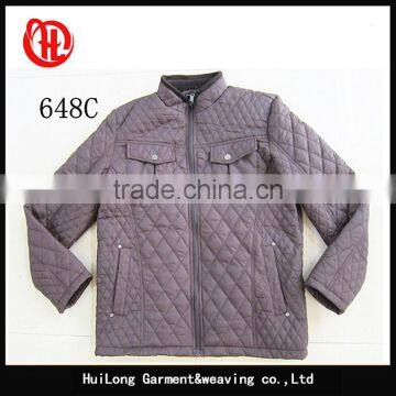 New style zipper padding quilted Bomber jacket