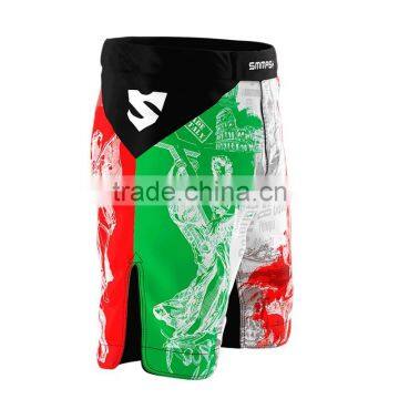 custom made mma shorts colorful design mma Sublimation fighting shorts