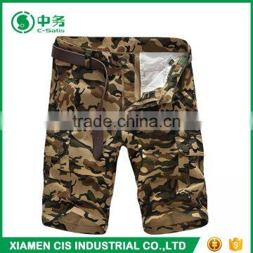 New Design Comfortable 6 Pocket Mens Camo Cargo Shorts photo-2