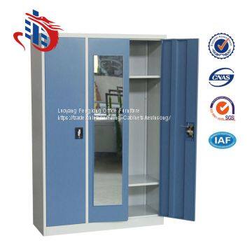 New Model Multi-functional 3 Door Metal File Cabinets With Mirror photo-3