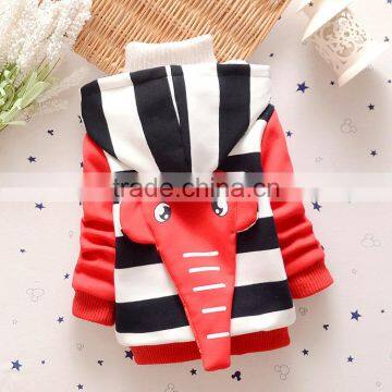 Latest Cute Elephant Pattern Design Thick Warm Winter Kids Coats For Boys photo-4