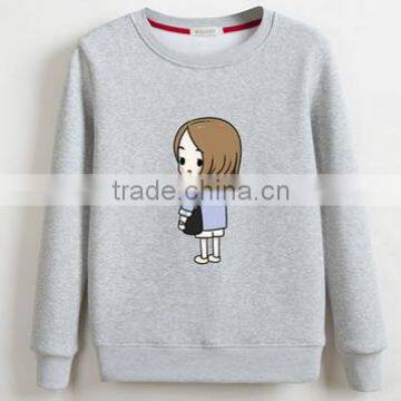 Customized Design Catoon Crewneck Pullover Fleece TC65/35 Cheaper Hoodies/sweatshirt