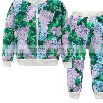 Zm50394b Kids Printed Suit Design Long Pants Children Fashion Clothes photo-2