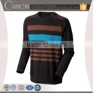 mountain hardwear knit stripe merino wool slim fit color-block sweater for men