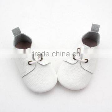 Shenzhen Baby Happy White Leather Baby Oxford Shoes photo-3