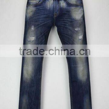 Fashion New Design High Quality Denim Jeans Destroy Pants Professional Jeans Manufacturer in China photo-2