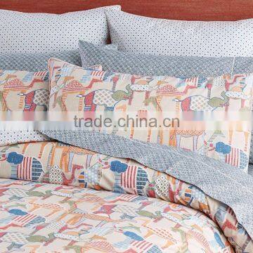 Colourful Animals Print Quilt Cover photo-3