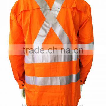 Hi Vis Long Sleeve Safety Shirt With Reflective Tape for Australia photo-3