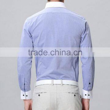 Long Sleeve Double Collar Fancy Shirts for Men Wholesale Men's Shirts photo-2