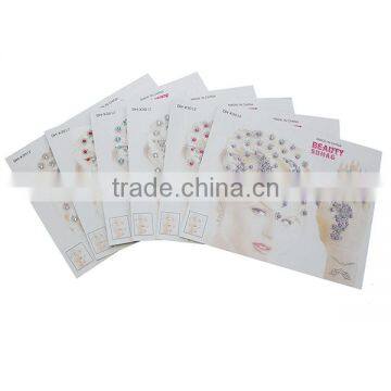 Glitter Removable Temporary Tattoo Sticker Body Art Multicolor At Random 15.8cm x 8.5cm, 1 Packet photo-3