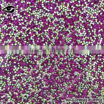 New Designs Hot Fix Rhinestone Mesh Iron on Crystal Mesh Trim Adhesive Rhinestone Transfer Sheets photo-2