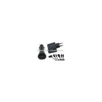 Car Charger/AC Adapter 2 in 1 Kit