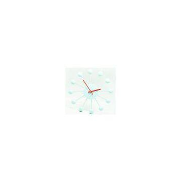 Creative fashion wheel shape living room wall clock