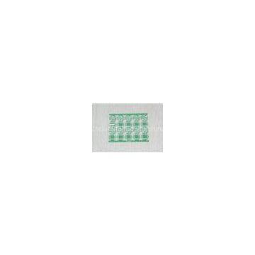 Electrical Test 1.6mm NPTH Prototype Printing Single Sided Pcb Board With Gold Finger