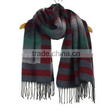 7 Colors Fashion Hot Sale Classic Blanket Oversize Wholesale Grandient Pashmina Scarf photo-3