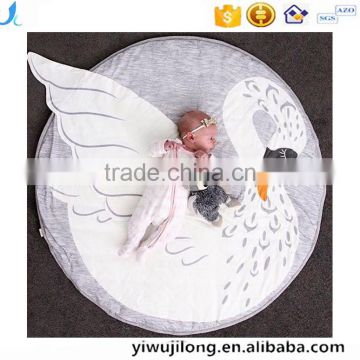 cute novel children bedroom decoration Cotton swan baby crawl play mat