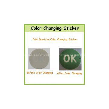 Heat Sensitive Color Changing Sticker