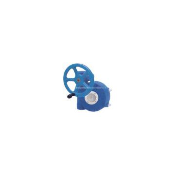 Pipe net-worm gear box