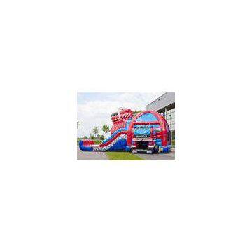 Kids Inflatable Bouncy Castle , Colorful Blow Up Bounce House With Slide