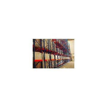 4 PU Wheel Type High Density Mobile Storage Pallet Racks 24 Tons Per Unit Rail Guided