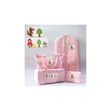 Cute combo of smocked quilted bags - LJ 21