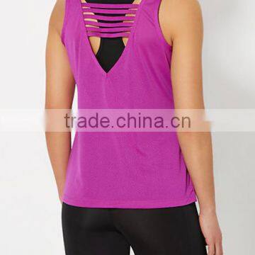 Fitness Apparel Rose Red Blank Plain Custom Sports Singlets