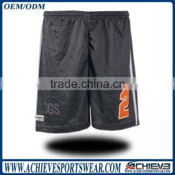 custom sublimated mens basketball shorts, polyster running shorts
