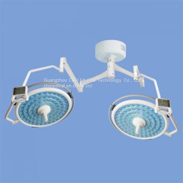 Hospital Lighting Equipment: Ceiling Mounting Double Domes LED Surgical Operating Theatre Shadow-Less Lamps